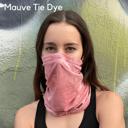 Mauve Tie Dye JupiterGear Sports Neck Gaiter Face Mask for Outdoor Activities