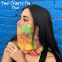 Teal Cherry Tie Dye JupiterGear Sports Neck Gaiter Face Mask for Outdoor Activities