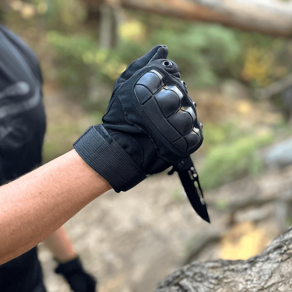 JupiterGear Tactical Airsoft Gloves for Outdoor Sports with Touchscreen Fingertip Capability