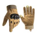 Tan Medium JupiterGear Tactical Airsoft Gloves for Outdoor Sports with Touchscreen Fingertip Capability