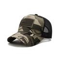 Camo Green JupiterGear American Flag Trucker Hat with Adjustable Strap