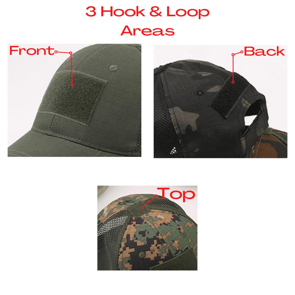 JupiterGear Tactical Patch Hat with Adjustable Strap