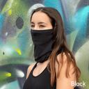 Black JupiterGear Sports Neck Gaiter Face Mask for Outdoor Activities