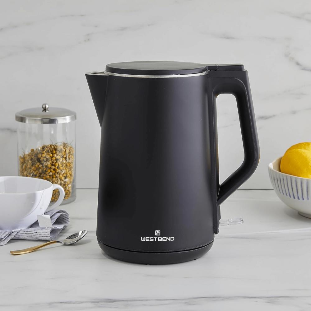 West Bend 1500W 1.5L Cordless Kettle with Stainless Interior