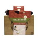  Maji Sports Laser Engraved Bamboo Yoga Block & Strap Combo