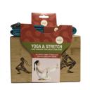  Maji Sports Laser Engraved Bamboo Yoga Block & Strap Combo