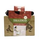  Maji Sports Laser Engraved Bamboo Yoga Block & Strap Combo