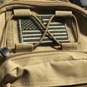  JupiterGear Tactical USA Flag Patch with Detachable Backing