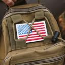  JupiterGear Tactical USA Flag Patch with Detachable Backing