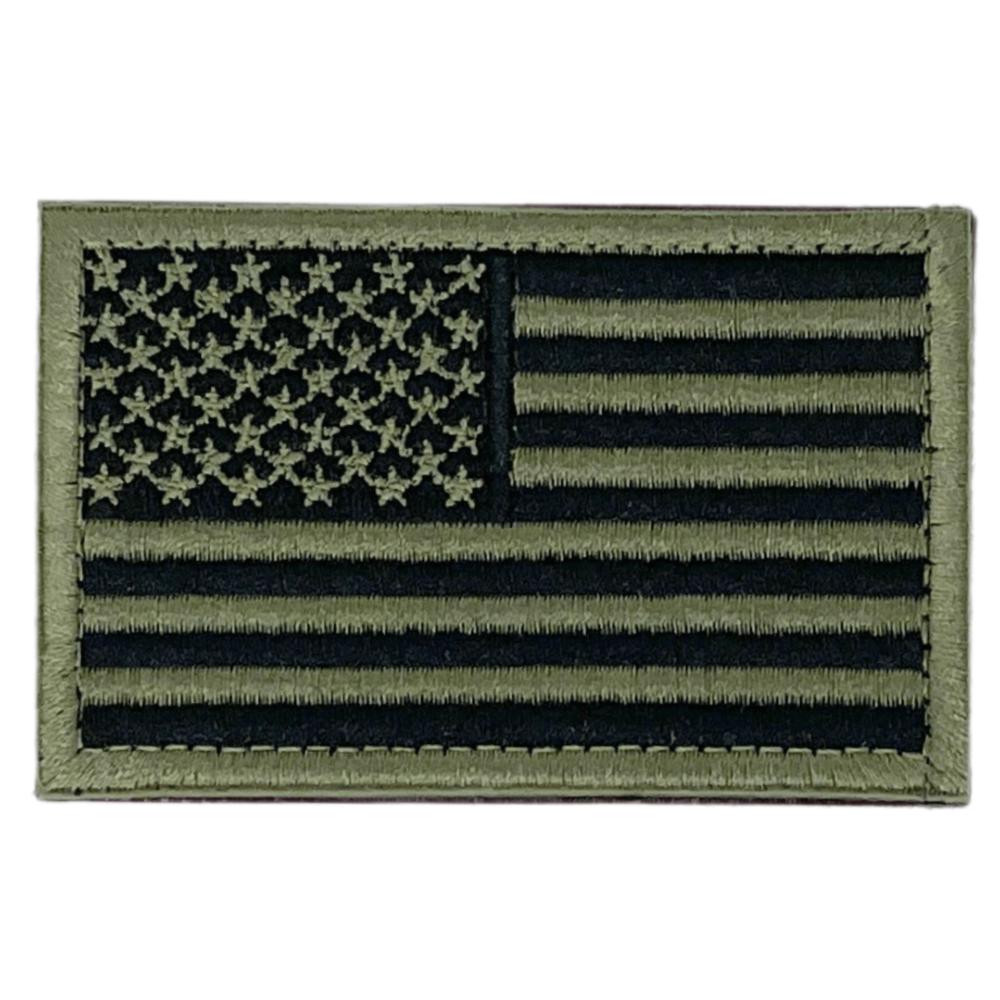 JupiterGear Tactical USA Flag Patch with Detachable Backing