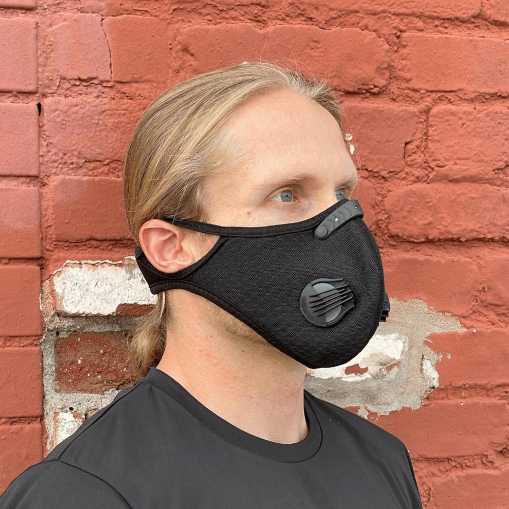 JupiterGear Performance Sports Face Mask with Activated Carbon Filter and Breathing Valves