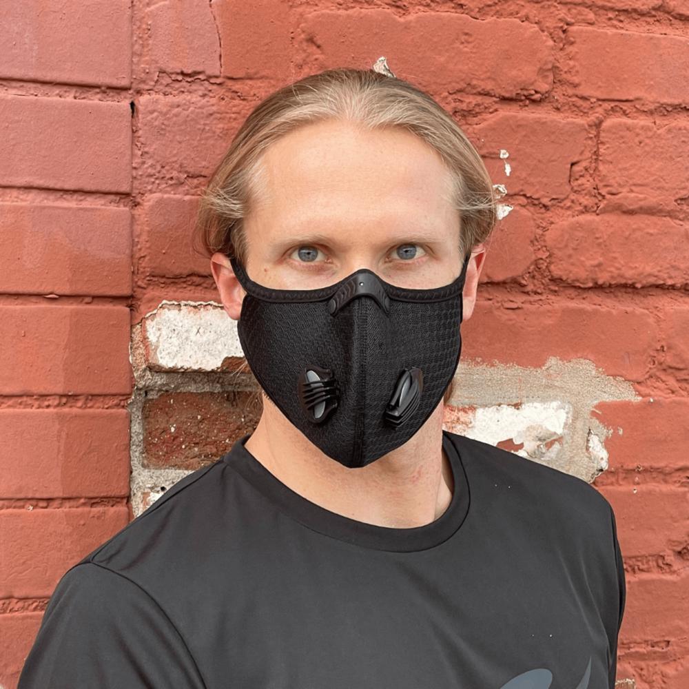 JupiterGear Performance Sports Face Mask with Activated Carbon Filter and Breathing Valves