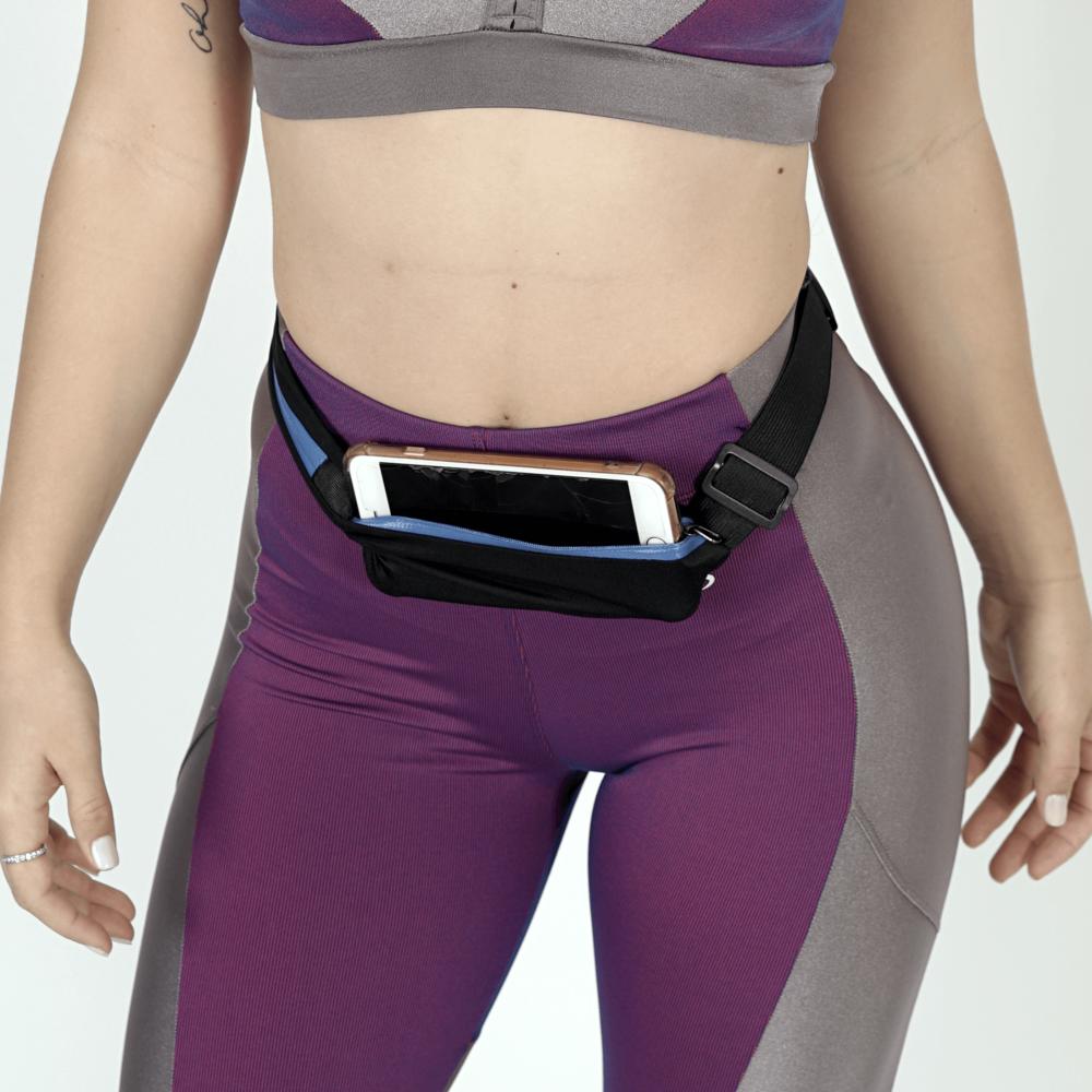 JupiterGear Stride Dual Pocket Running Belt and Travel Fanny Pack for All Outdoor Sports