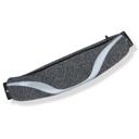 Gray JupiterGear Water-Resistant Sport Waist Pack Running Belt with Reflective Strip