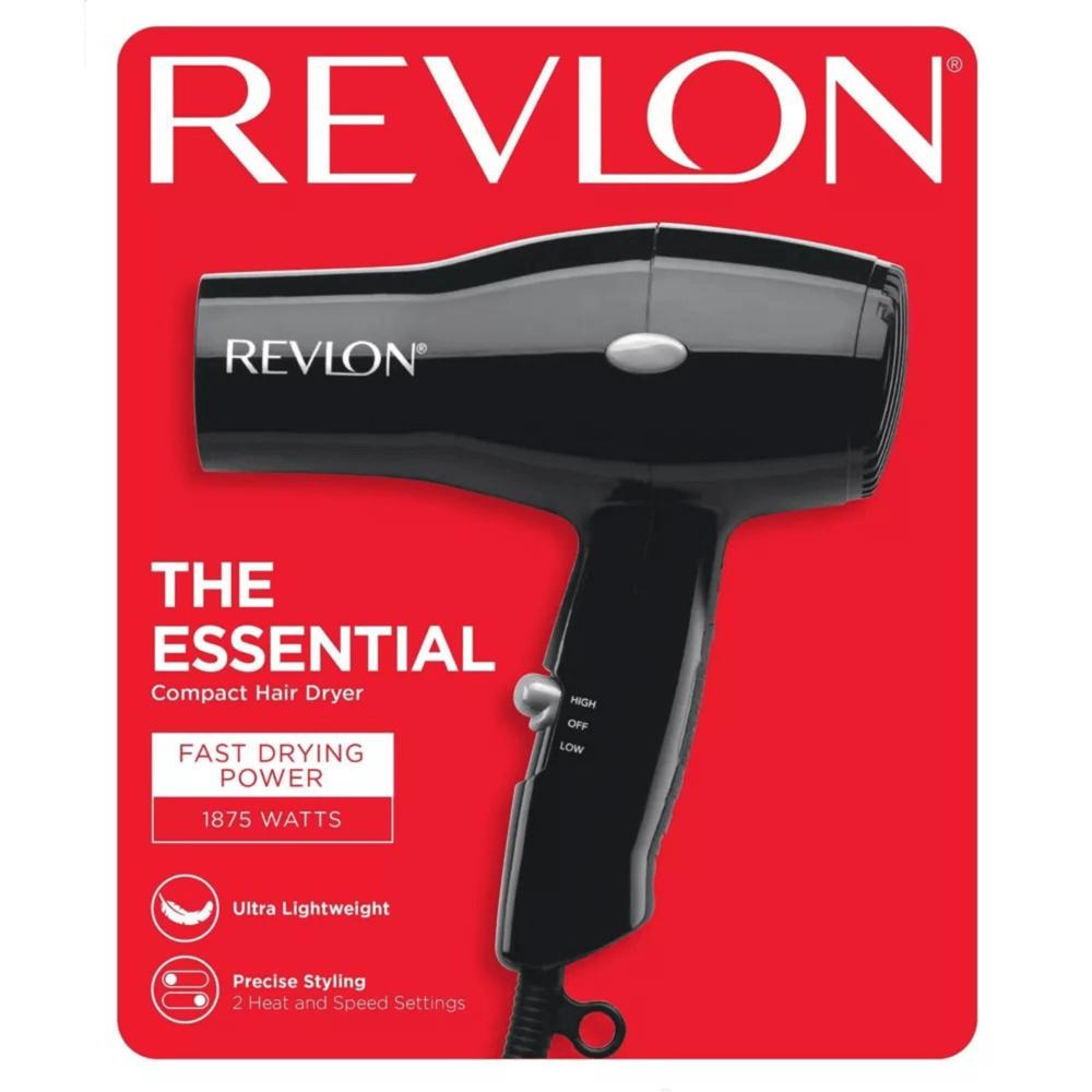 Revlon 1875W Compact Lightweight Travel Hair Dryer and Styler