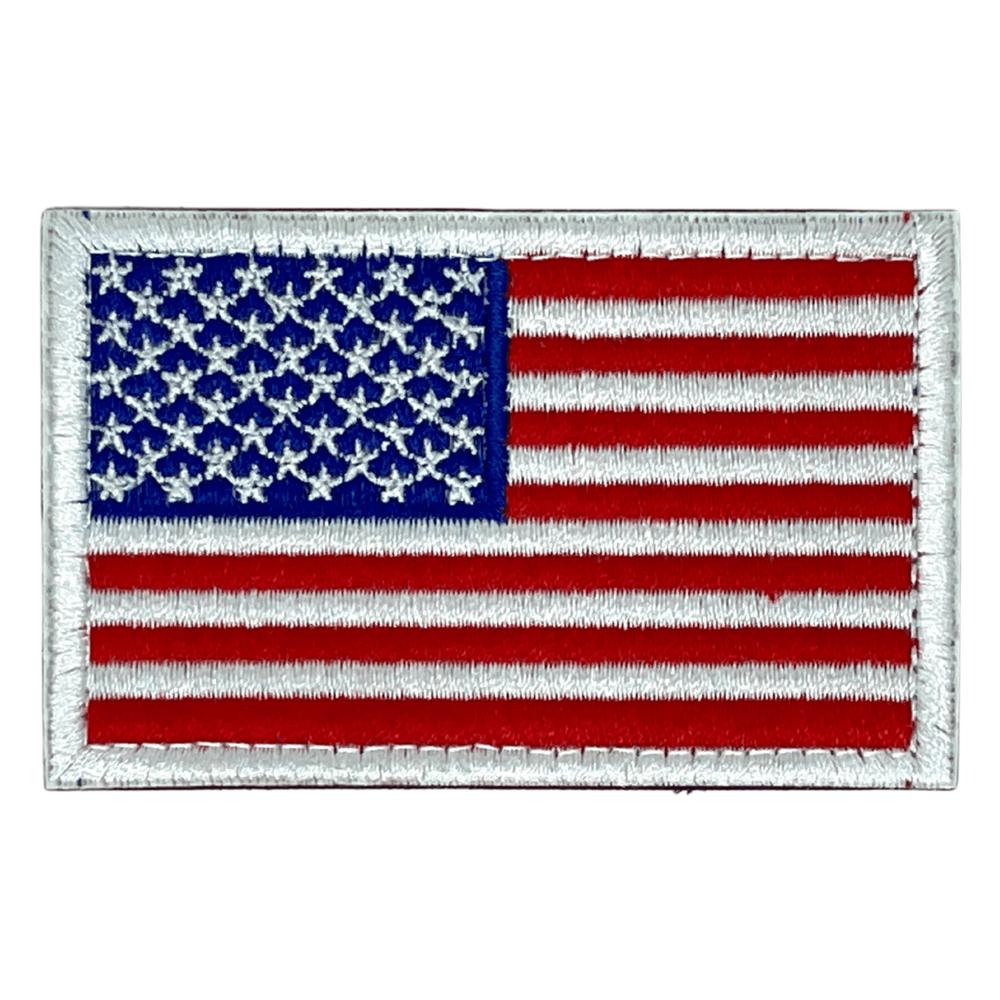 JupiterGear Tactical USA Flag Patch with Detachable Backing