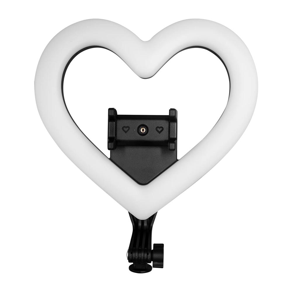 Supersonic PRO Live Stream 10” Heart Shaped Selfie Ring Light