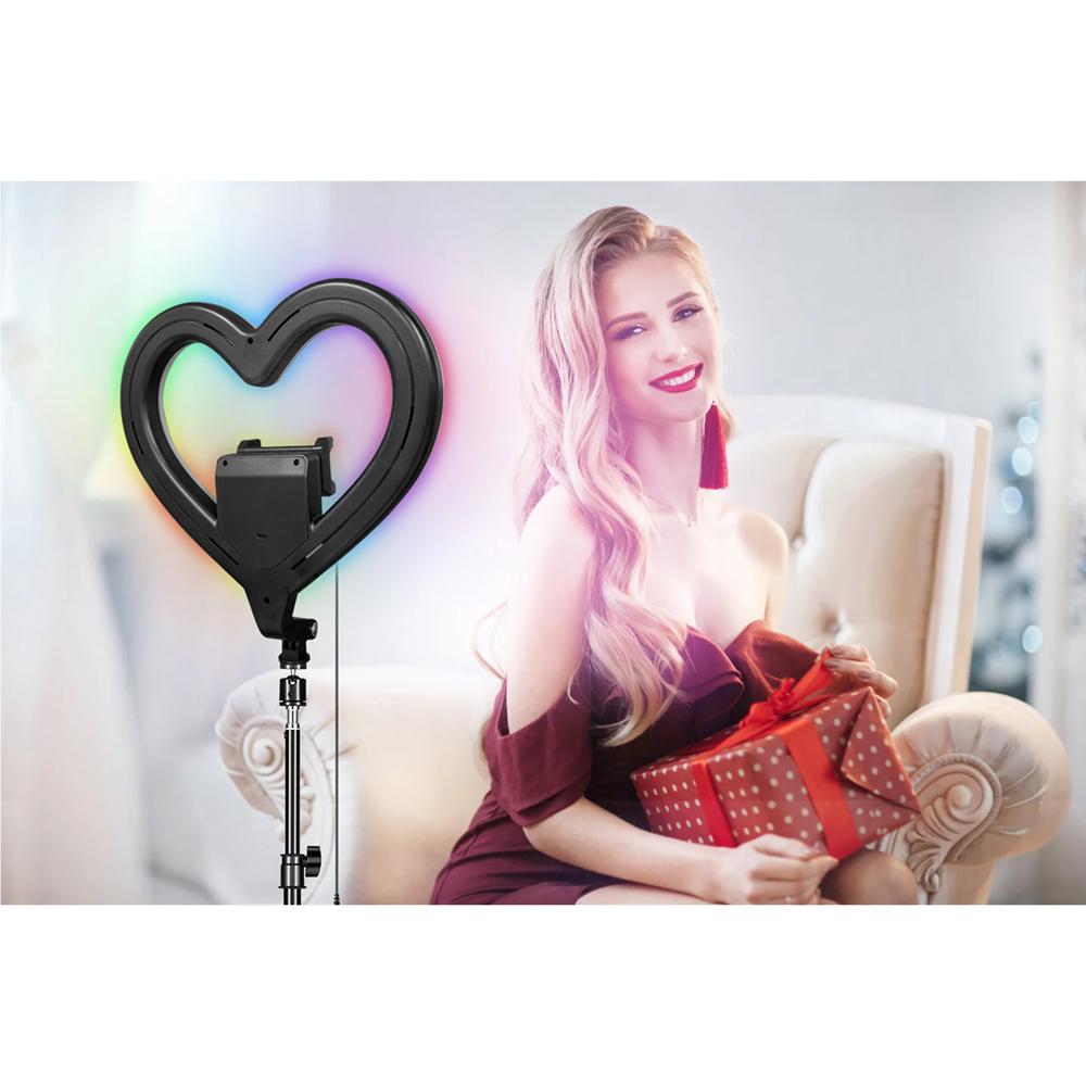 Supersonic PRO Live Stream 10” Heart Ring Light with RGB