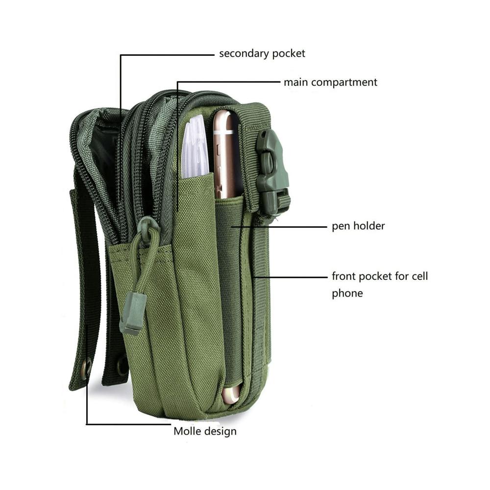 JupiterGear Unisex MOLLE Pouch Waist Bag for Outdoor Activities