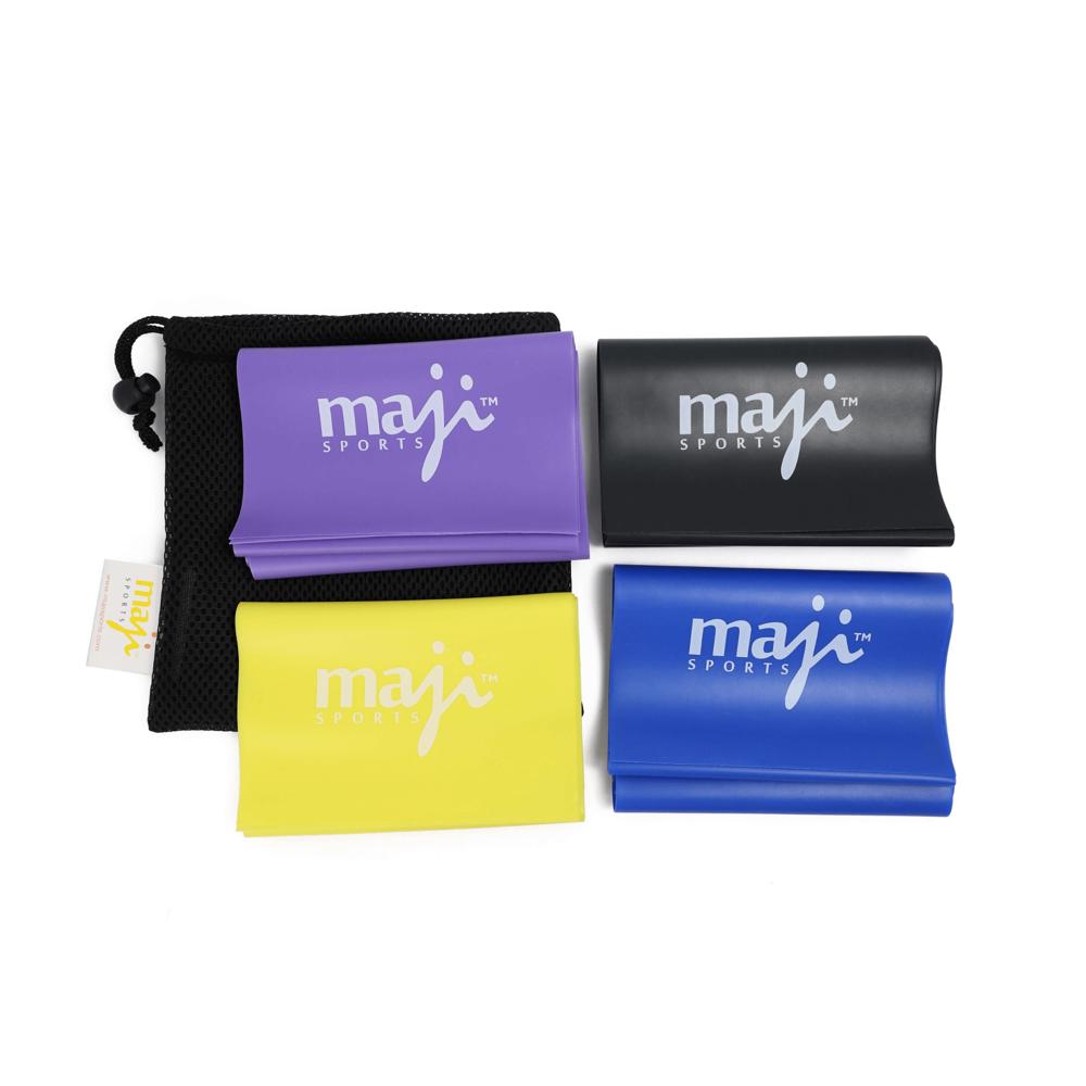 Maji Sports Full Body Exercise & Stretch Bands 4 Piece