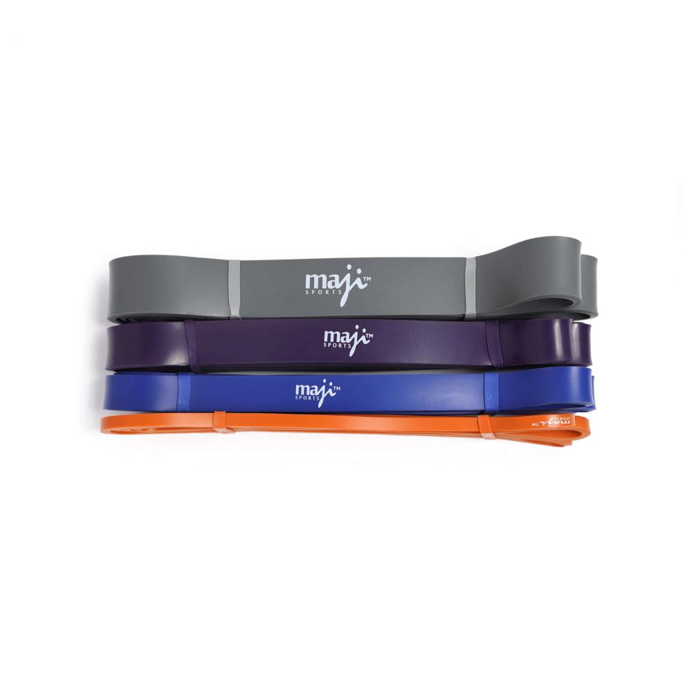 Maji Sports Pack Of Four Full Body Workout Super Bands