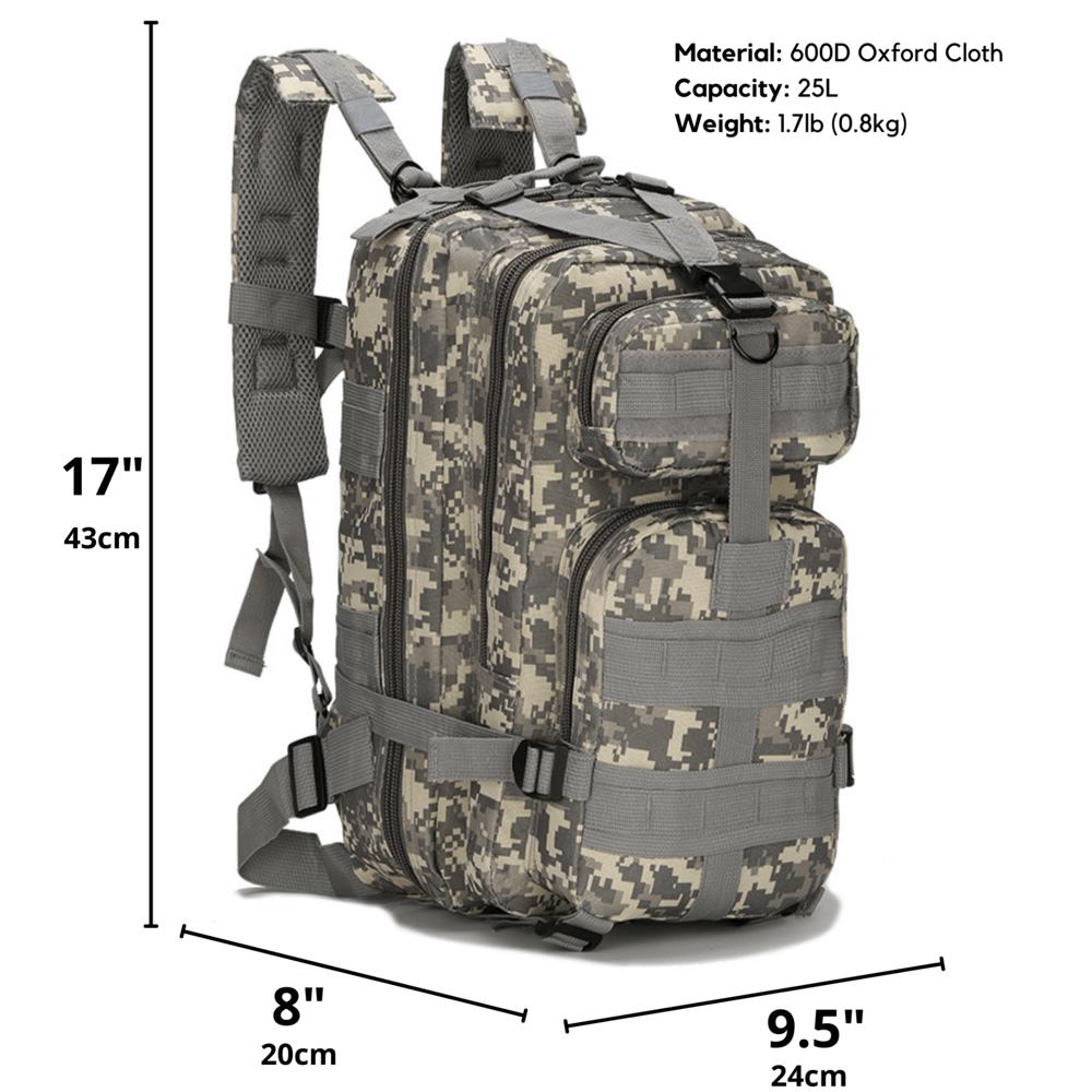 JupiterGear 25L Unisex Backpack Molle Bag Rucksack Range Bag