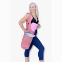 Pink JupiterGear Yoga Mat Carrying Tote Bag with Large Pockets