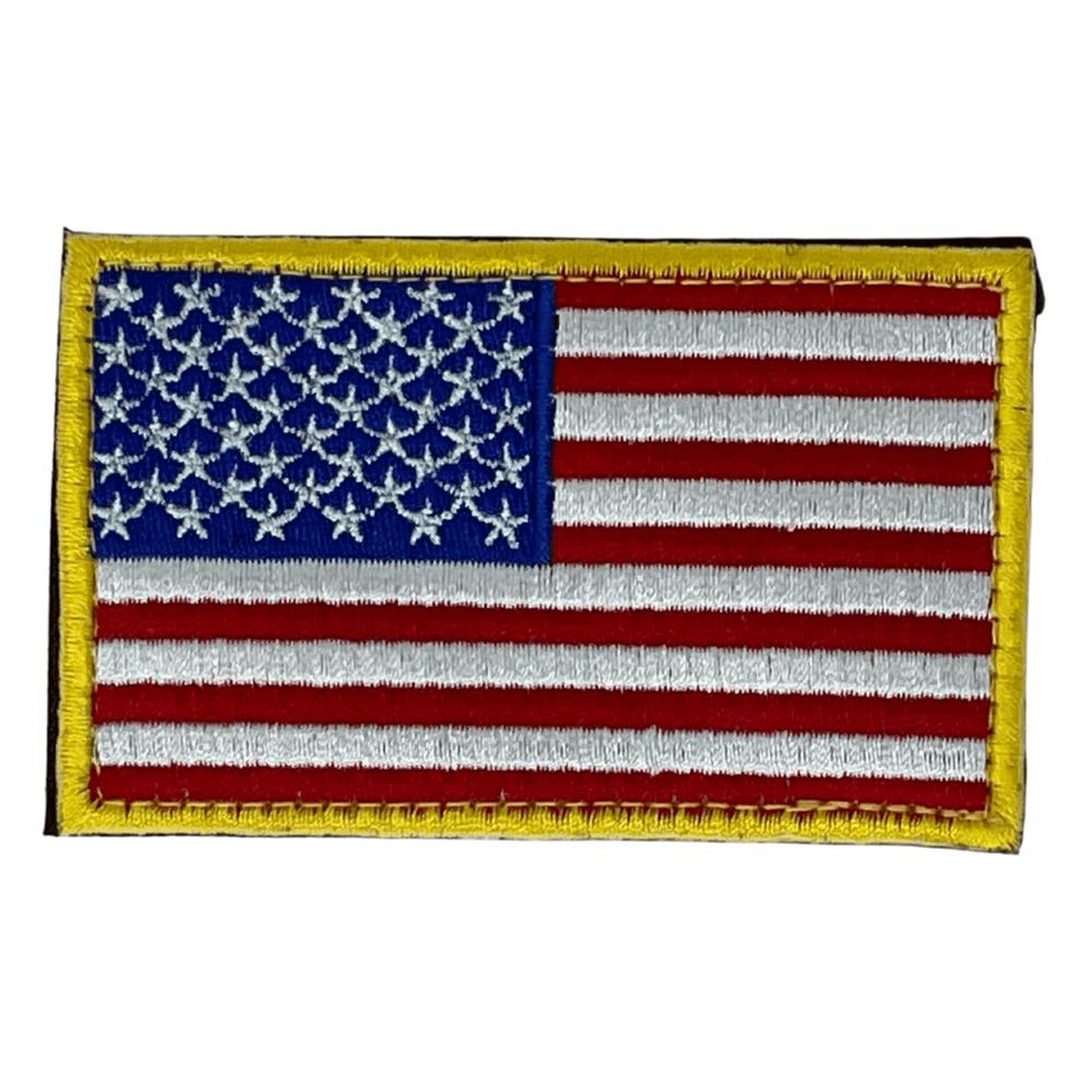 JupiterGear Tactical USA Flag Patch with Detachable Backing