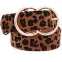 Leopard Print Chic Women's Belt 