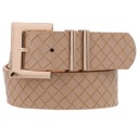 Beige Beige Woven Belt 