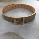 Gold Square Buckle Belt