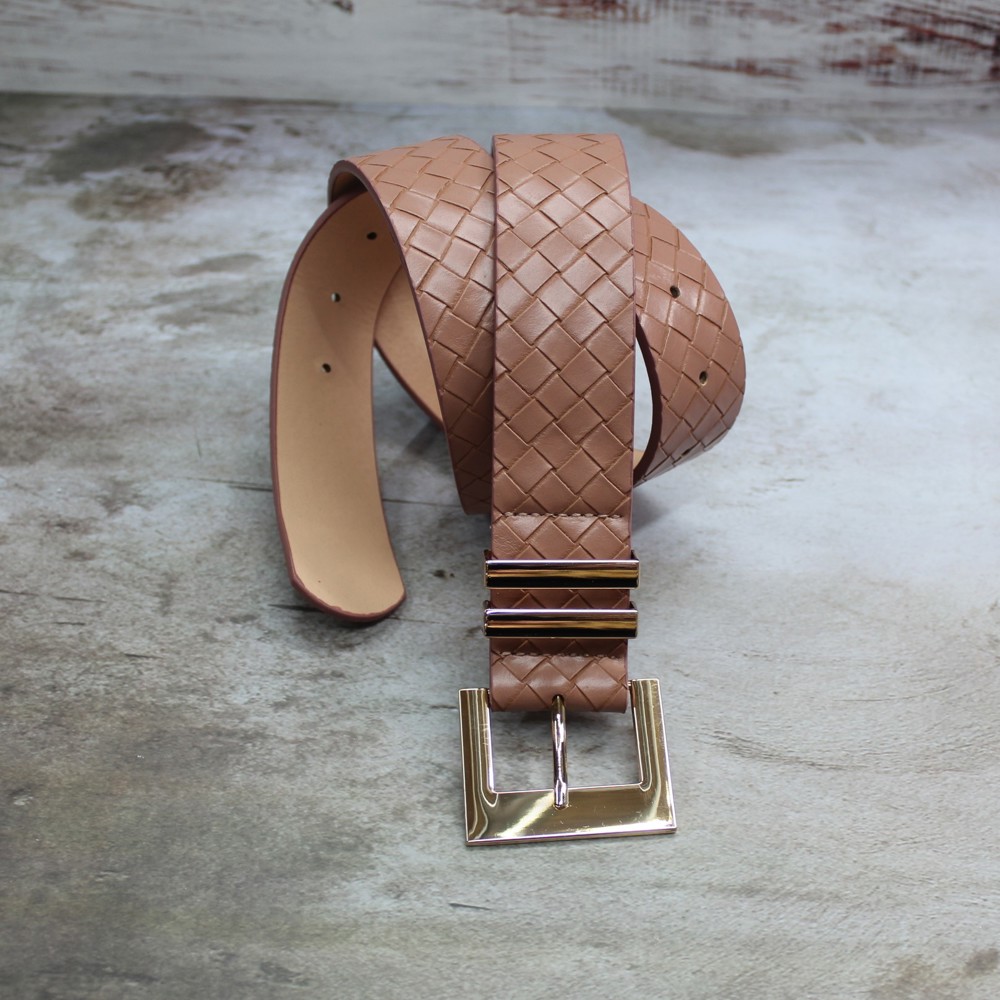 Beige Woven Belt 