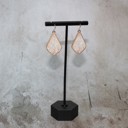 White Zoey Earrings