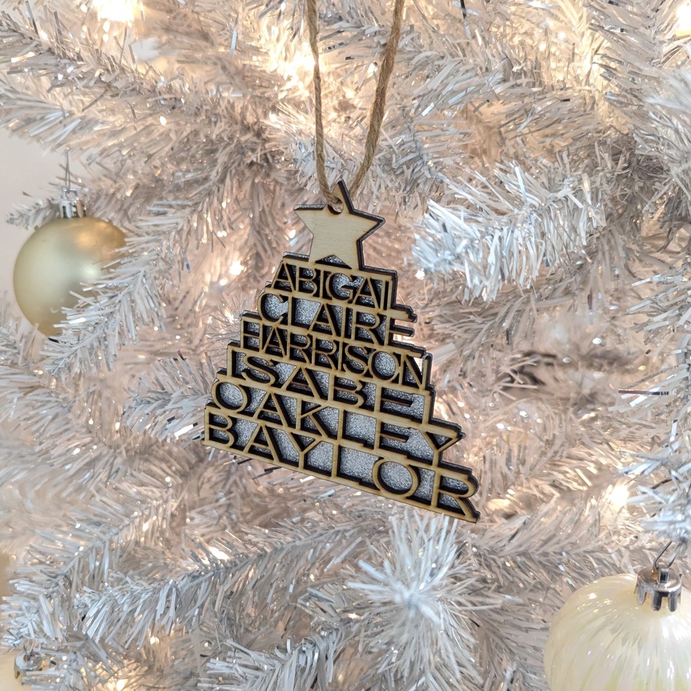 Name Tree Ornament