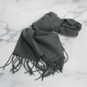 Charcoal Like Cashmere Scarf 