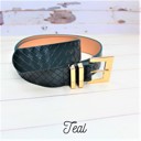 Blue Woven Belt 