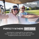  PROUD FATHER OF A FEW DUMBASS KIDS Ball Marker and Magnetic Hat Clip-Premium Golf Accessories Gift Combo Set with Bonus Shooter Golf Ball Marker for Enhanced Golfing Experience | Ideal Gift Ideas