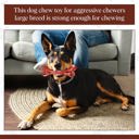  Meaty Bone Dog Chew Toys for Aggressive Chewers Tough Durable Dog Chew Toy Made with Rubber Safe Heavy Duty Indestructible Dog Toy for Large Breed - Tough Nylon Teething Bone Toy to Keep Them Busy