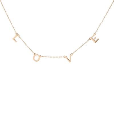 LOVE Gold Necklace