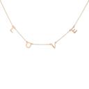  LOVE Gold Necklace