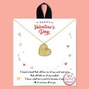  Pretty Heart Necklace on Card