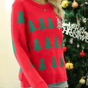  Red Christmas Tree Holiday Sweater 