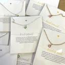  Bridesmaids Necklace on Cards THE PERFECT GIFT!