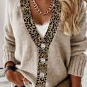  Animal Print Neutral Cardigan