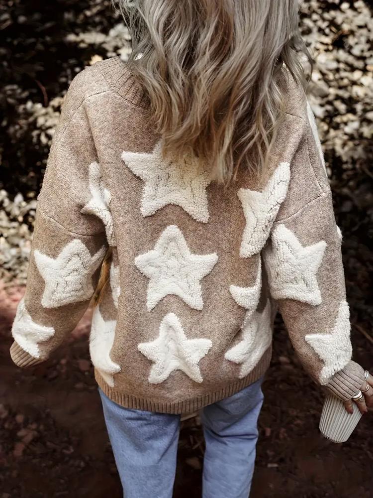 Stars Aligned Oversized Sweater