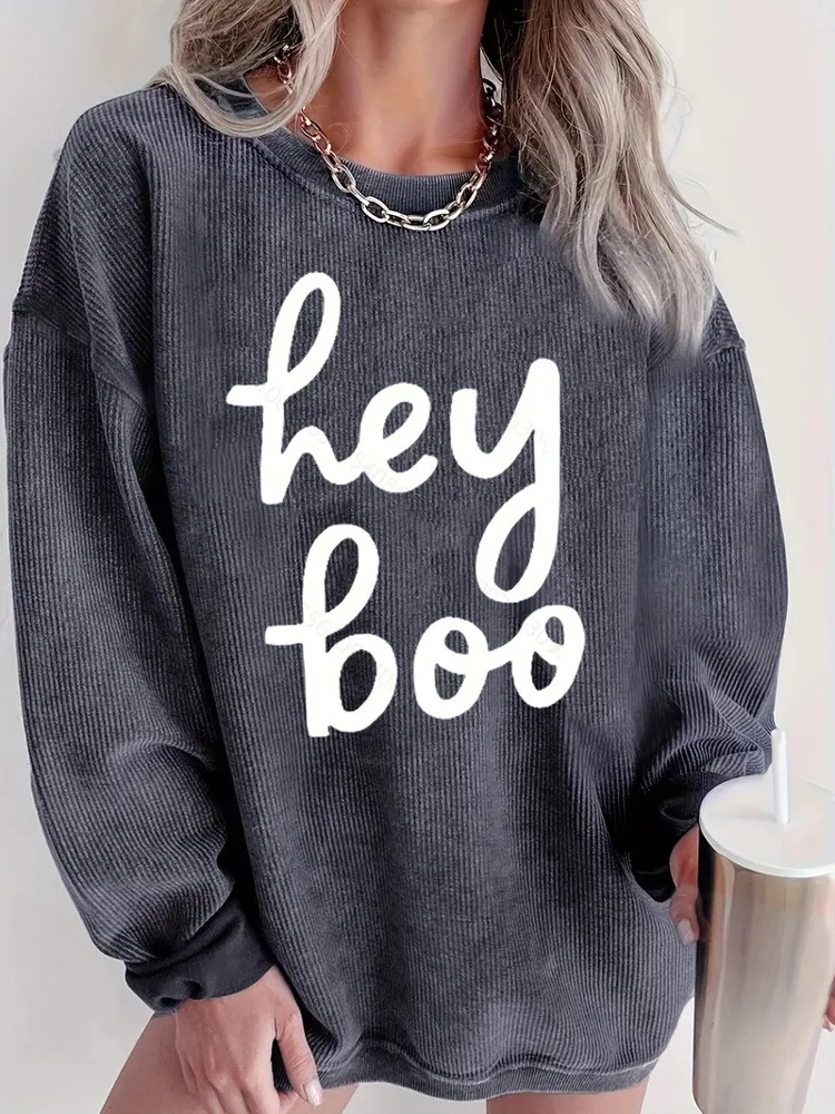 Hey BOO Cozy Shirt