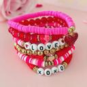  Valentines Bracelet Set of 7