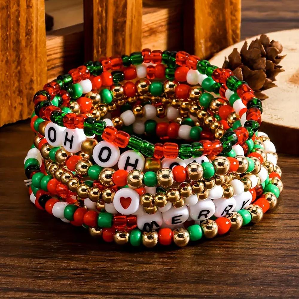 Holiday Bracelet Stack