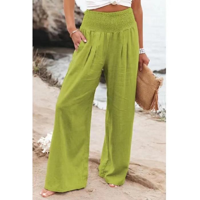 Linen Wide Leg Pants SALE