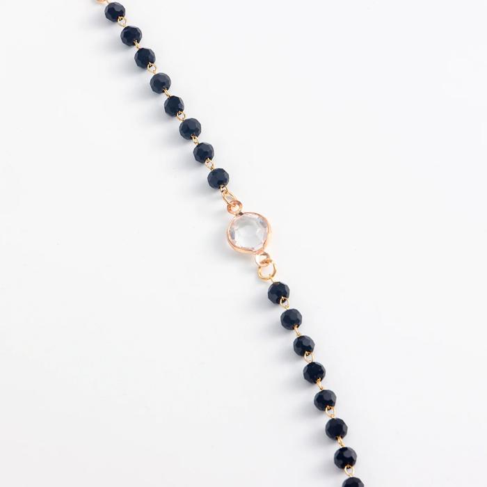 Serenity Black Gold Necklace